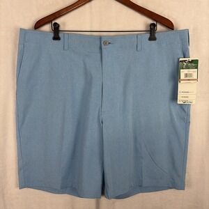 Ben Hogan Performance Shorts Mens 42 Alaskan Blue PowerWick Block SpanUltra NWT